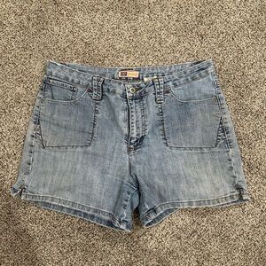 Faded Glory Light Blue Jean Shorts for Women